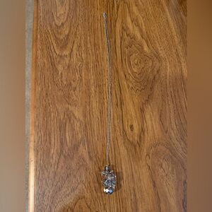 The Limited Silver Necklace with Crystal Accents